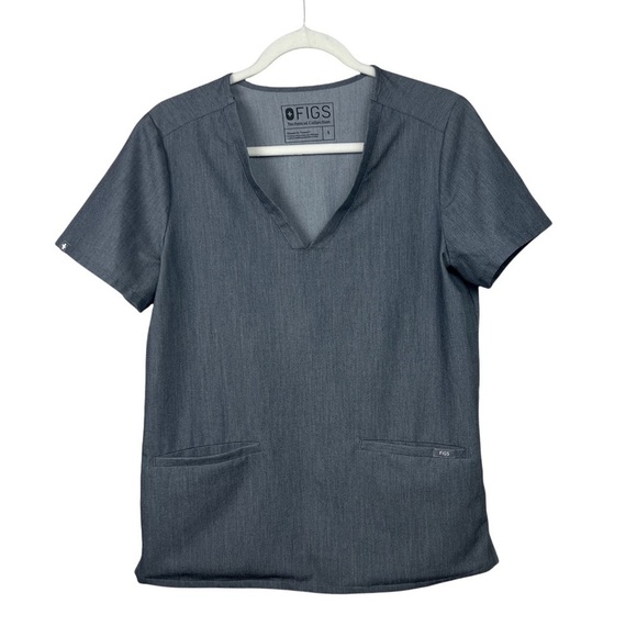 Figs Casma Three Pocket Scrub Top - Picture 1 of 5